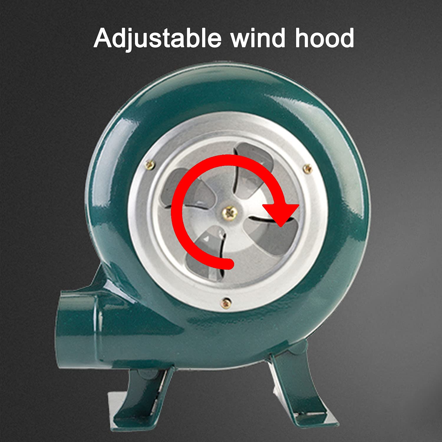 Fan Air Blower, gotowanie na zewnątrz grill Wentylator powietrza z 7. 9 cali Kanał rozszerzenia, akcesoria do kempingu piknikowego grilla (Size : 30W)