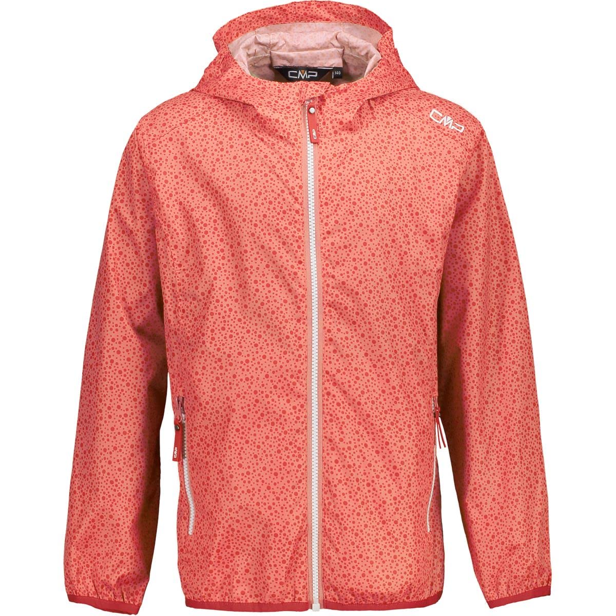 Cmp Girls Orange ' Waterproof Hooded Jacket