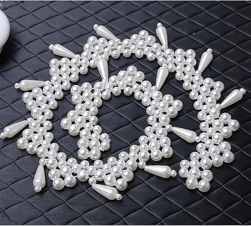 Miniatura 4 de Kilofly - Gargantilla para mujer (2 unidades), color blanco