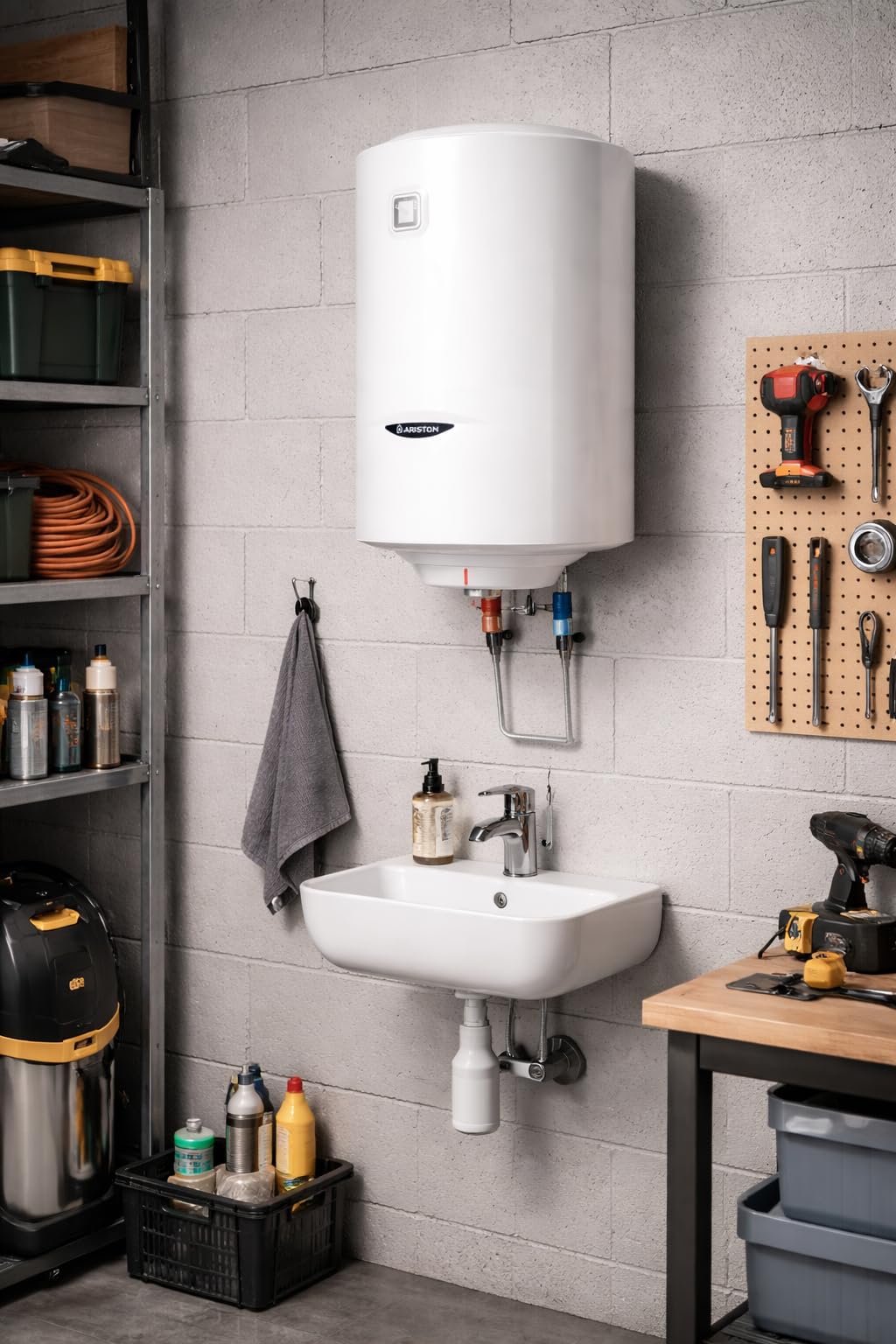 Ariston Pro1 R Scaldabagno Elettrico 80 Litri | Verticale, Resistenza Corazzata Sommersa - Regolazione della Temperatura Esterna e Meccanica
