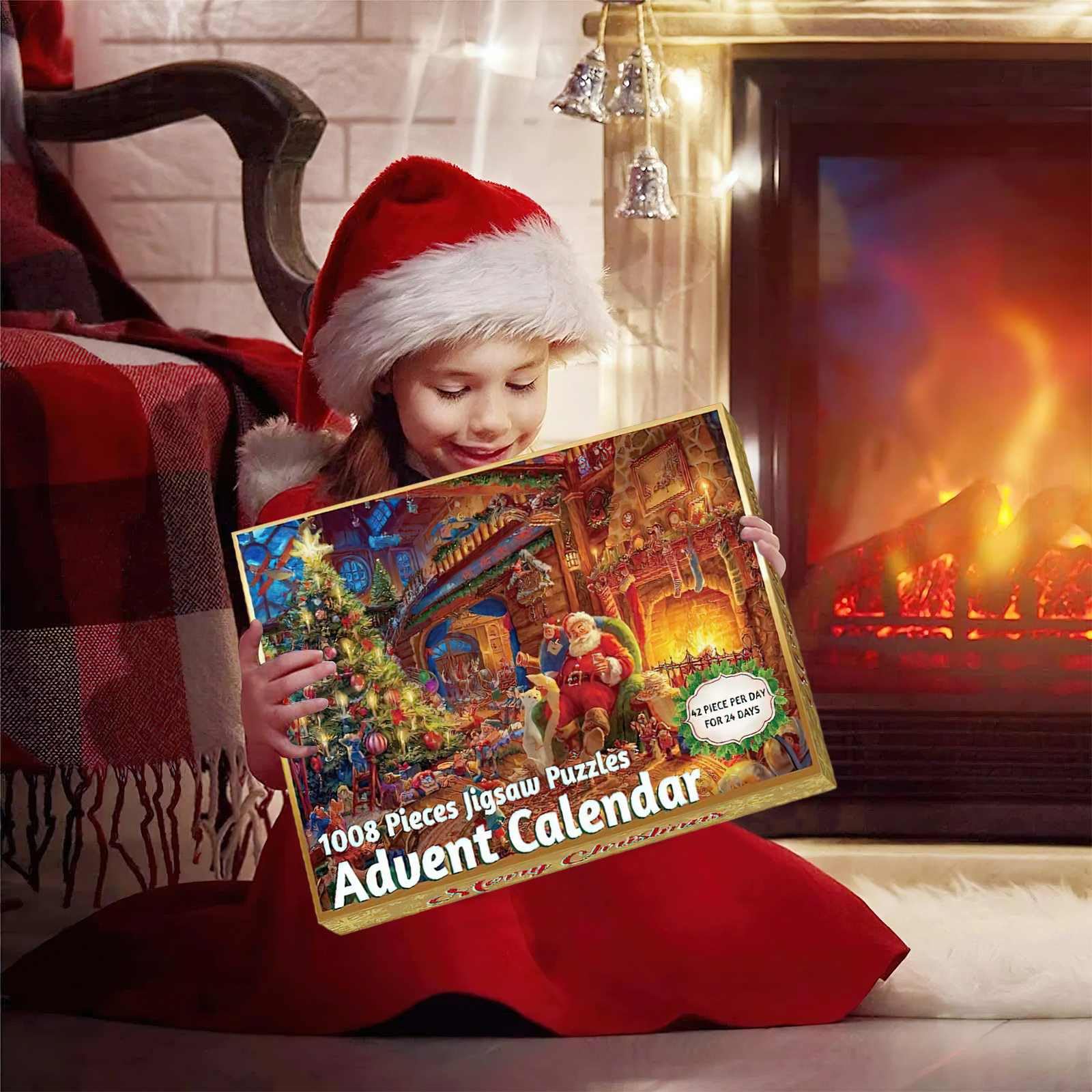 Calendario Dell'Avvento Puzzle 2024 – 24 Scatole Con Puzzle Da 1008 Pezzi – Idea Regalo Natale