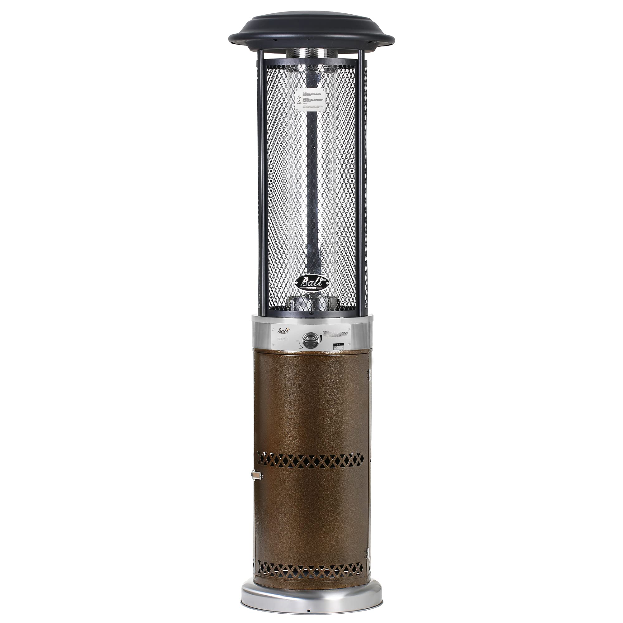 BALI OUTDOORS Propane Patio Heater, Stainless Steel Standing, 36,000