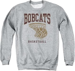 LOGOVISION Texas State University Official Basketball Hoop Unisex Adult Crewneck Sweatshirt
