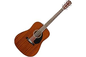 Fender CD-60S Acoustic Guitar: Enhanced Sound and Mahogany Construction