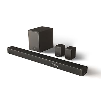 Hisense Soundbar HS3100-6-Speaker Surround Sound System, Black