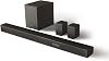 Hisense AX5100G 5.1 Channel 340W Dobly Atmos Soundbar مع مضخم صوت لاسلكي ومكبرات صوت خلفية ، أسود