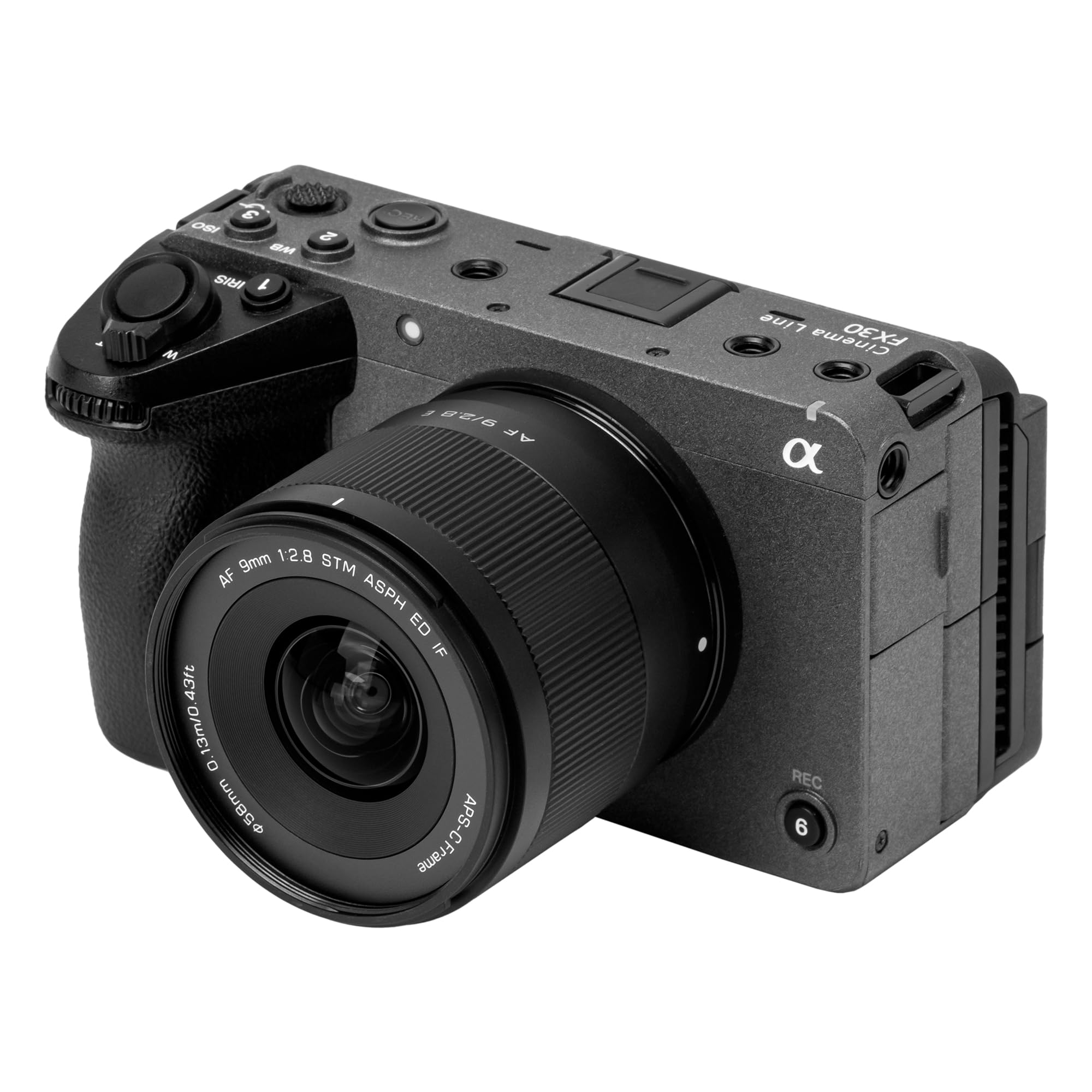 VILTROX 9mm F2.8 E, AF 9mm F2.8 E Mount Lens for Sony E, APS-C Prime Wide Angle Lens for Sony a6400 a6500 a6600 ZV-E10 FX30 a93 ZV-E10II a7Ⅲ a7RⅢ a7Ⅳ a7RⅣ a7CII