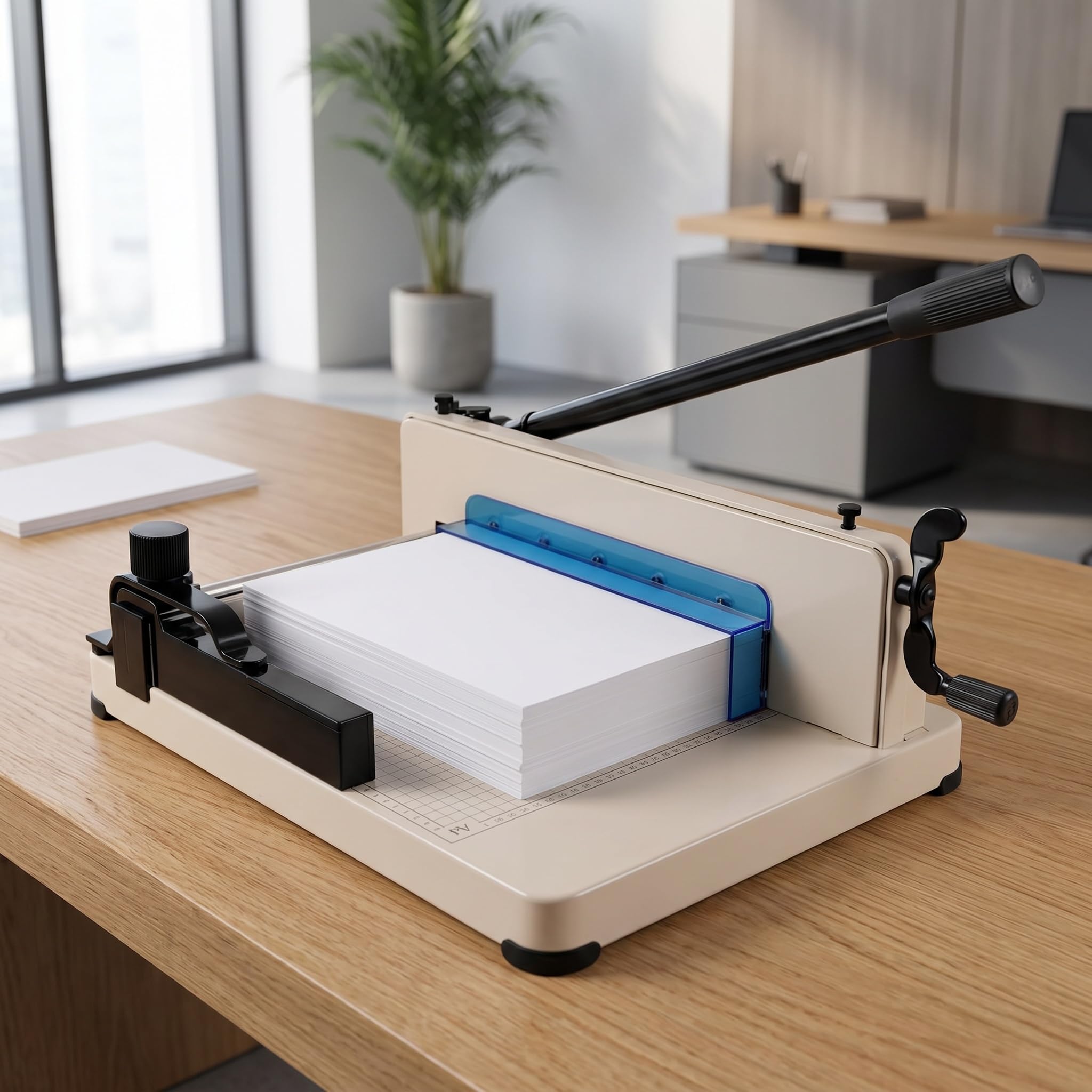 Taglierina per carta resistente, 30,5 cm, lama in acciaio da 400 fogli per scuole, artigianato e rilegatura, ampia area di taglio con base antiscivolo