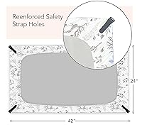 Vista 25 de Las sábanas bajeras de colchón 100% algodón orgánico se ajustan y son compatibles con Graco Pack n Play, Babyletto, Pamo Babe, Baby Trend y muchos