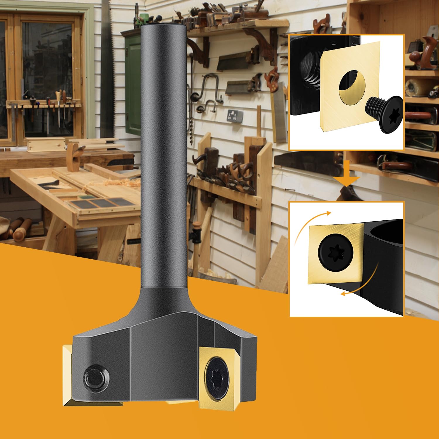 Fresa Per Ciotole E Vassoi - Gambo 8mm, Diametro Taglio 25mm, Carburo Tungsteno - Foto 8