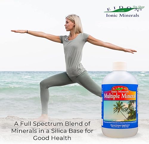 Miniatura 6 de Eidon - Suplemento de múltiples minerales, gotas minerales de trazas iónicas para agua, vitaminas líquidas naturales para apoyar la salud del