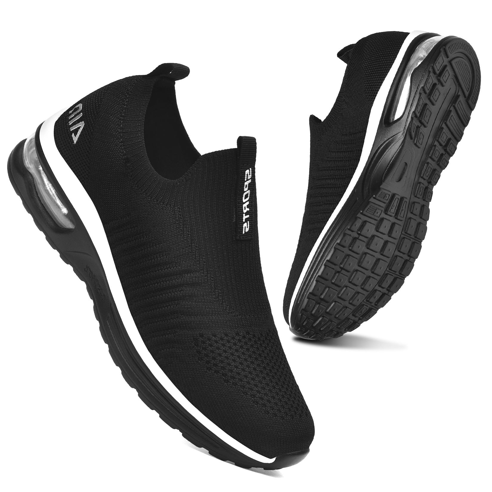 Littleplum Damen Slip On Sneakers Leicht Turnschuhe Bequem Atmungsaktiv Mesh Sneakers Damen Sportschuhe