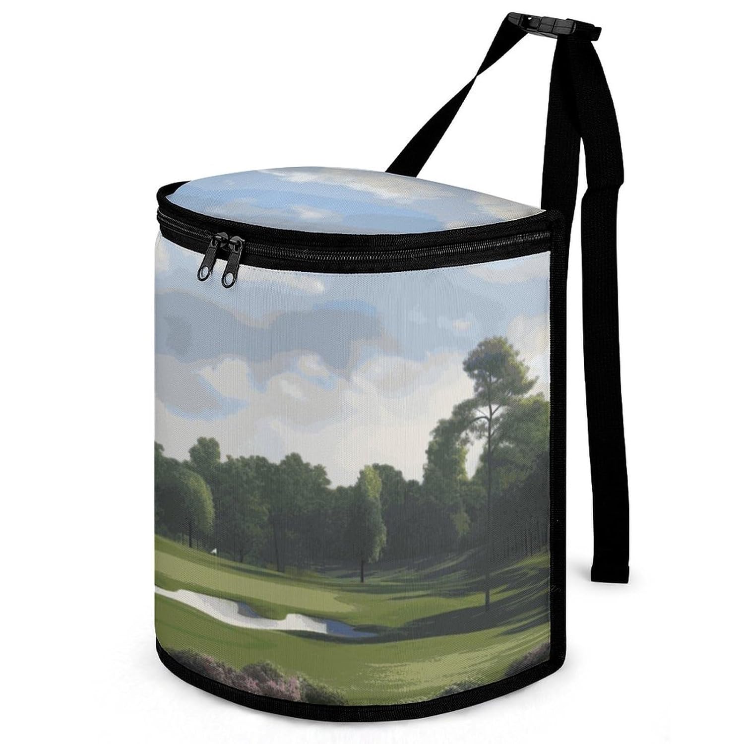 Hanging Car Trash Bag Protable Trash Can Golf Course Waterproof Garbage Bin for Car