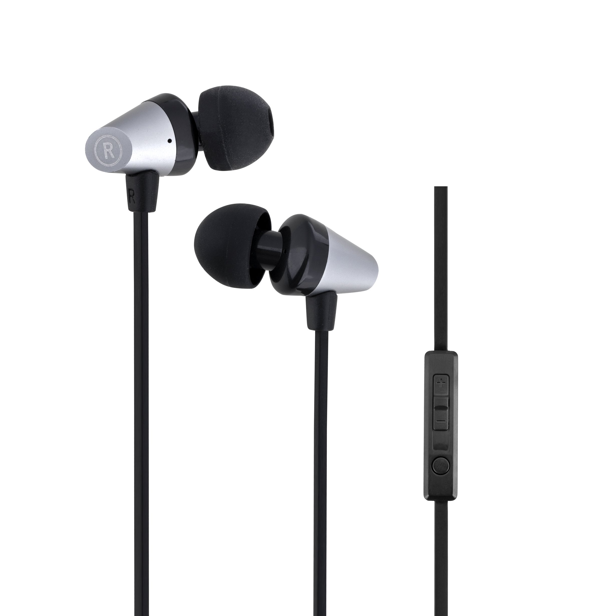 B840 in-Ear Noise Isolating Heavy Bass Headphones with Mic, Volume Control and Answer Button for Apple iPhone 6/6s and Android Galaxy(Black)