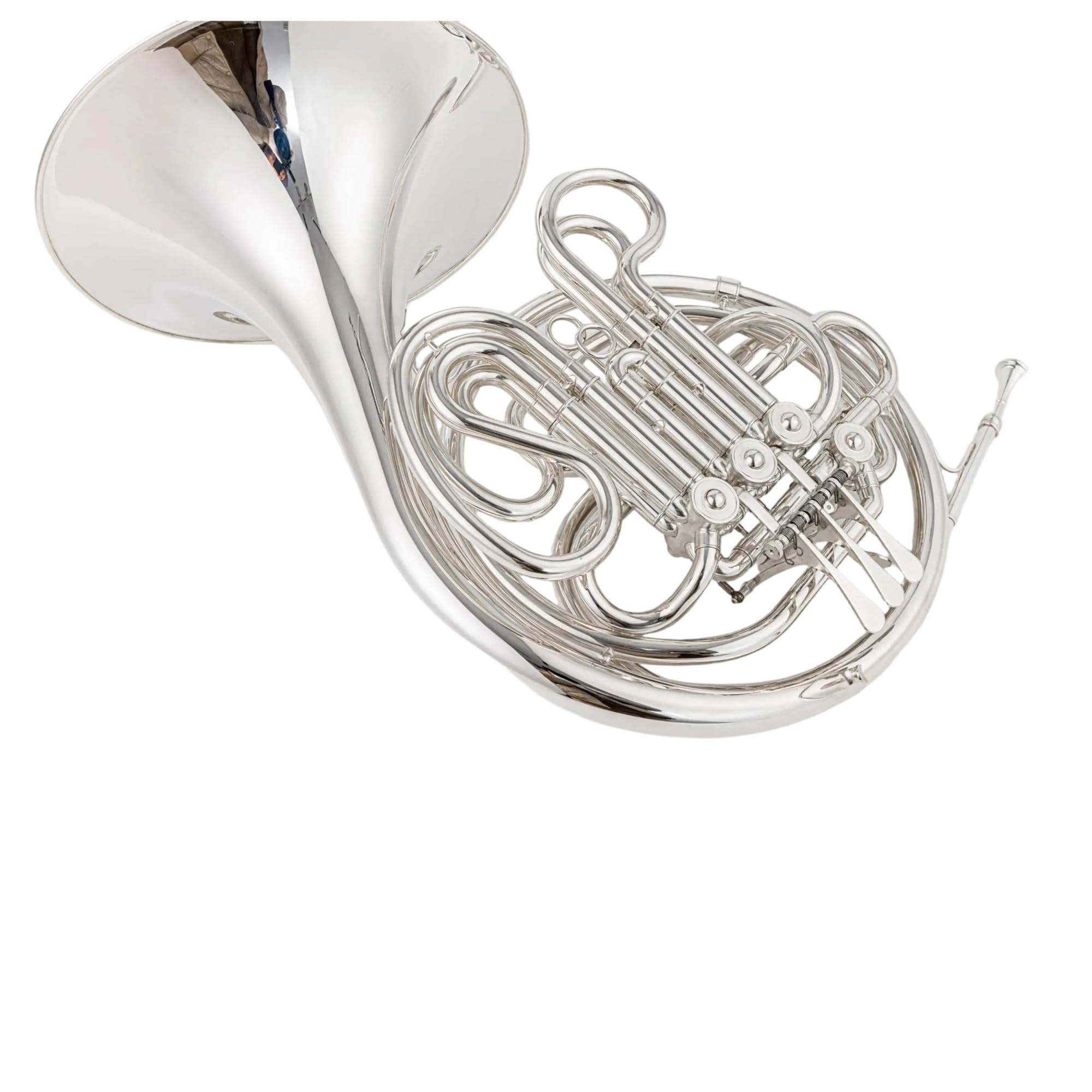 Profesjonalny Instrument Waltorniowy Waltornia BF Dwurzędowy Czteroklawiszowy Instrument Dęty Blaszany Z Pudełkiem