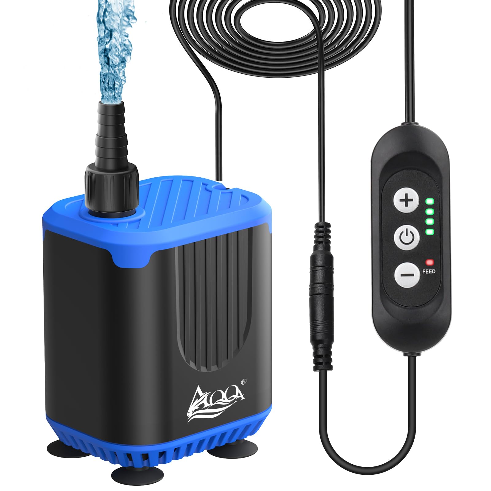Amazon.co.jp: AQQA 水中ポンプ 小型ポンプ コントローラー操作可能