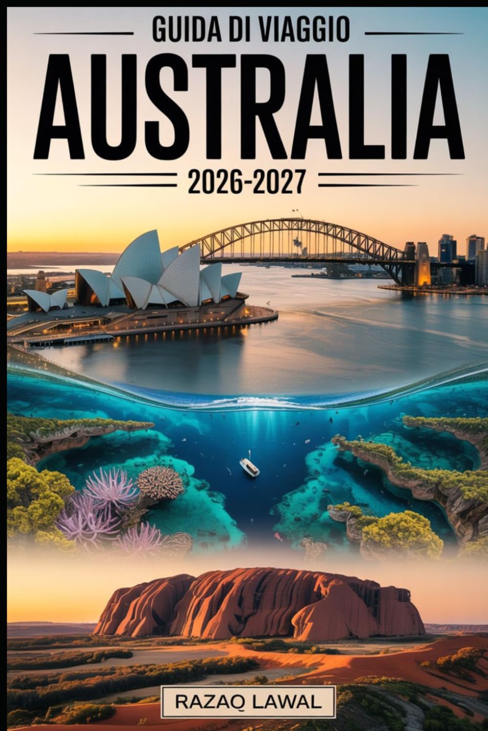 GUIDA DI VIAGGIO AUSTRALIA 2026-2027: Esplora Sydney, Melbourne, la Grande Barriera Corallina, Uluru, Bondi Beach, la Great Ocean Road e le principali città, attrazioni e gemme nascoste dell'Australia