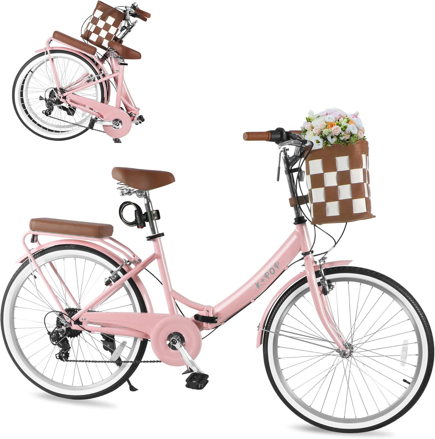 Pink Womens White Bike With Basket Schwinn Womens Lulu 26 Cruiser