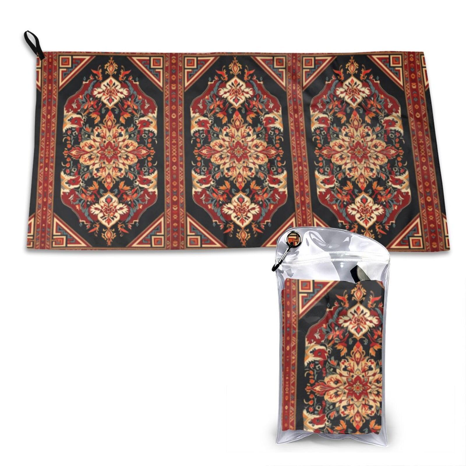 DUYKIMQW beautiful Print Quick Dry Towel 16x31.5in White