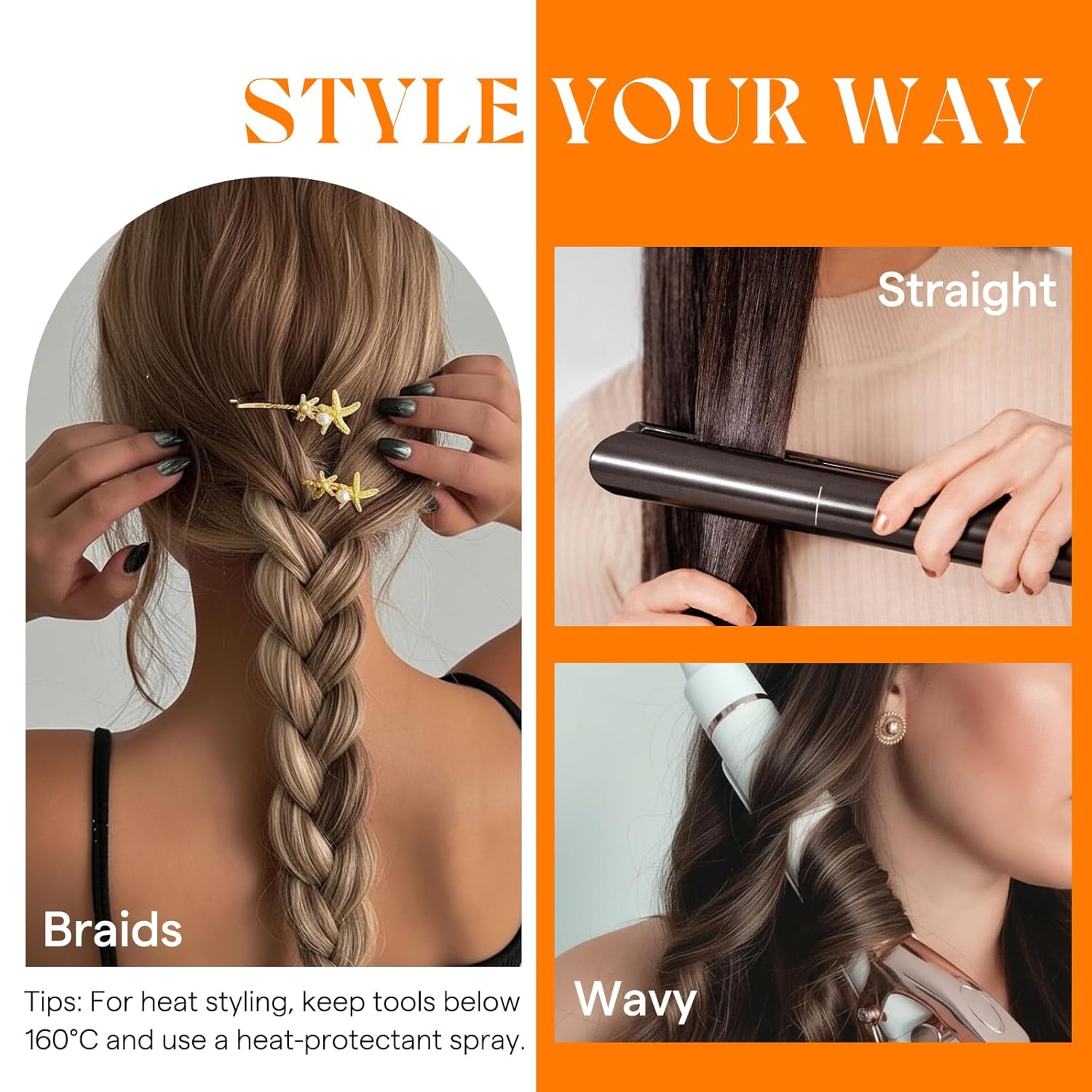 Sunny Hair Sew In Hair Extensions Balayage Brown Human Hair Weft Extensions Medium Brown Ombre Platinum Blonde Double Weft Full Head Long Lasting Short Hair 14 Inch 70G