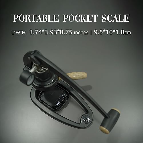 Miniatura 6 de Mini báscula de café recargable con temporizador de 0.00 oz4.4 lbs de alta precisión con encendido automático para verter sobre goteo y máquina de