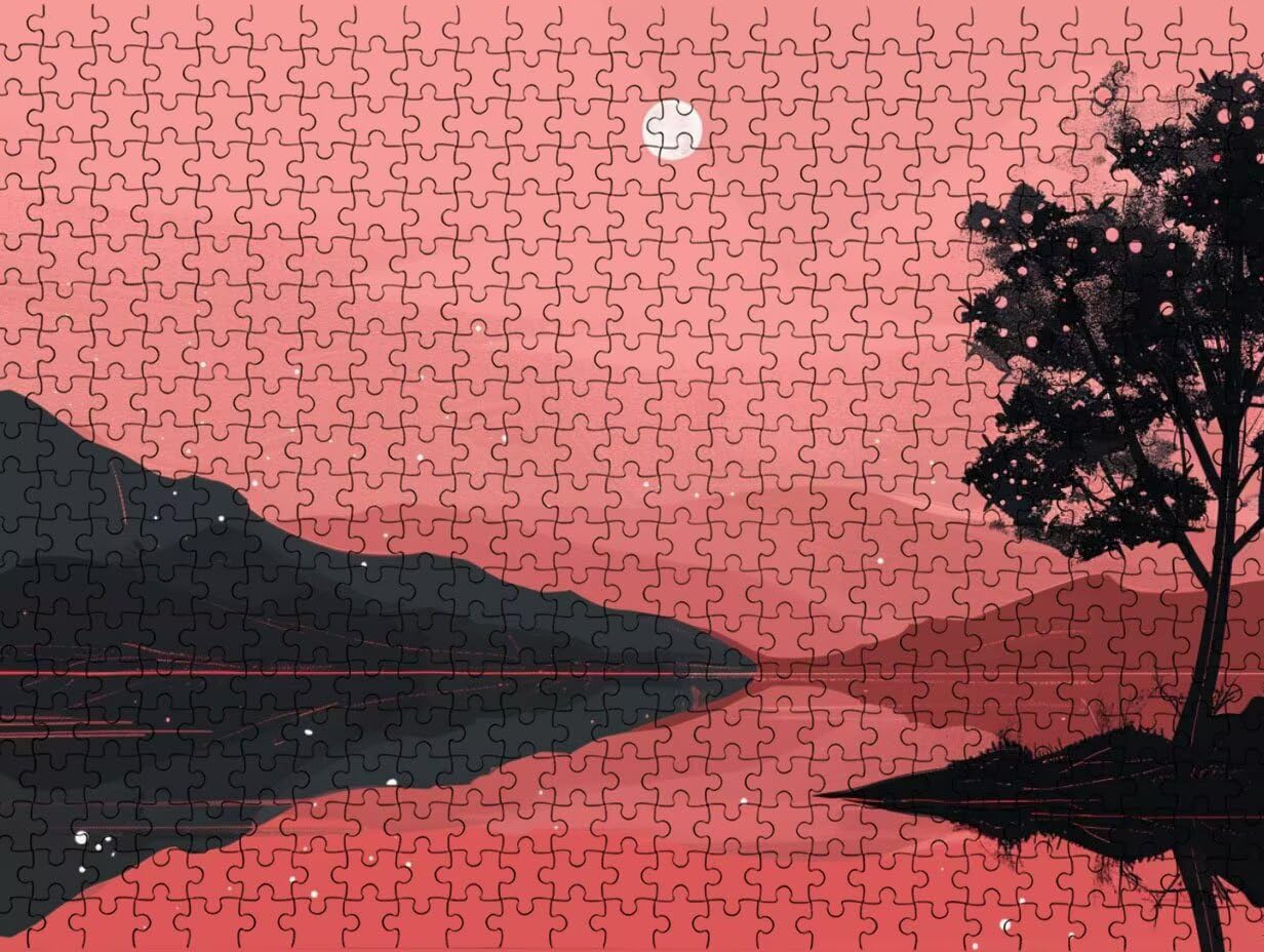 Puzzle per Adulti 6000, Luna Oceano, legno Classico Puzzles LDYQS6-685