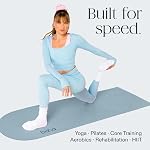 Bala Yoga Mat for Home Gym - Non Slip Exercise Mat for Home Workout, Stretching, Pilates, Aerobics & Floor & Fitness Work Out - Indoor Exercising Mat