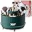 fanado 360 Rotate Makeup Brush Holder Organizer, Makeup Organizers Countertop, Makeup organization and Skincare Storage for Vanity, Desktop, Bathroom (Green)