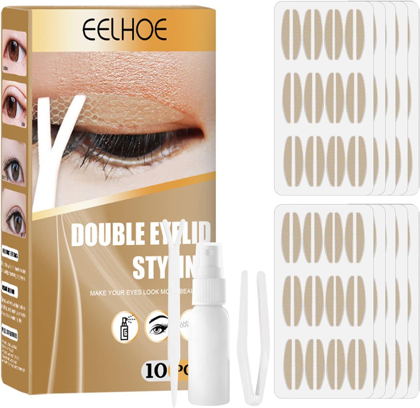 Double Eyelid Band, Double Eyelid Sticker, Eyelid Tapes, Lid Cream