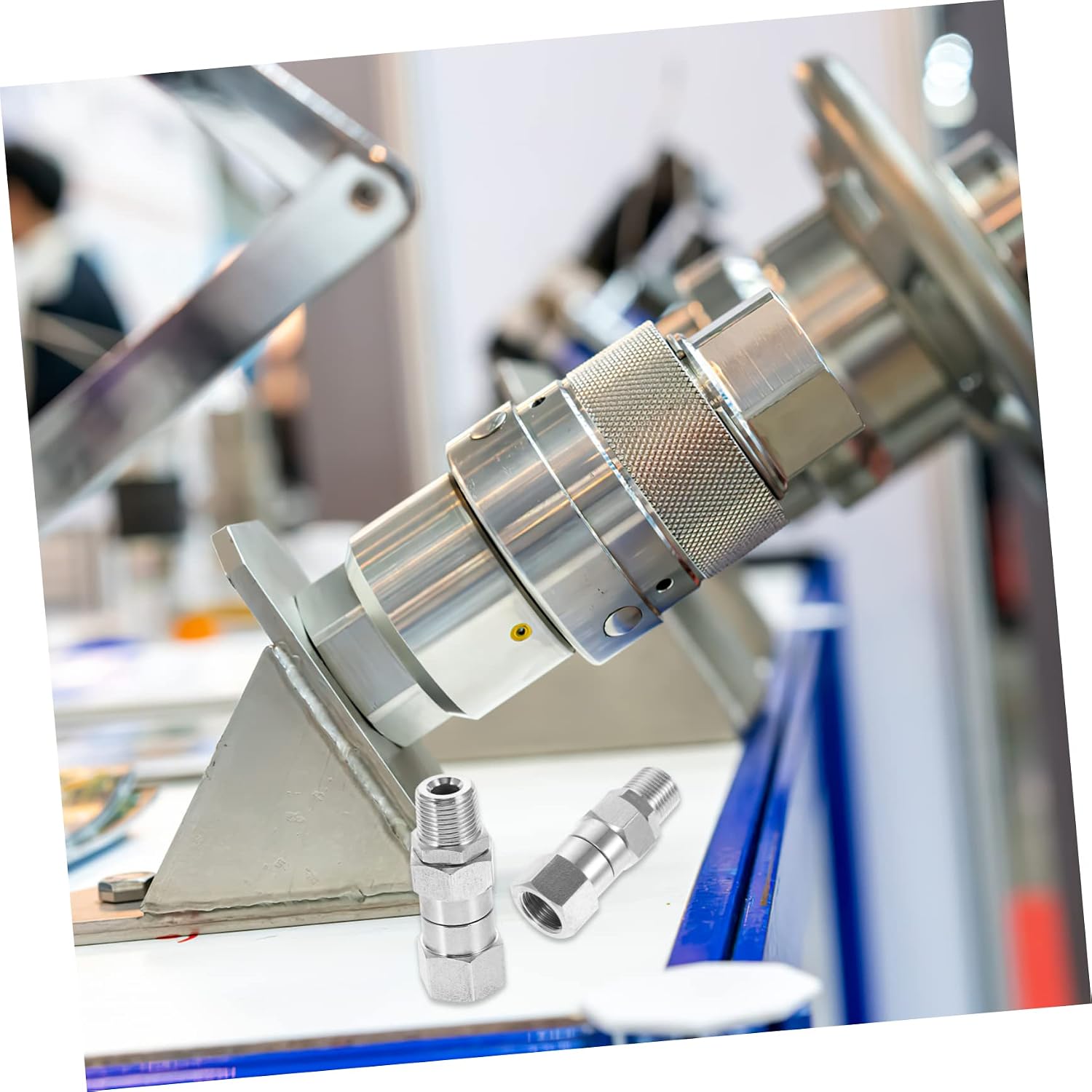 ABOOFAN Stainless Steel Adapter Inner to Outer Connector Coupling Nuts for Hydraulic Pneumatic Systems Versatile Tube Fitting for Workmanship