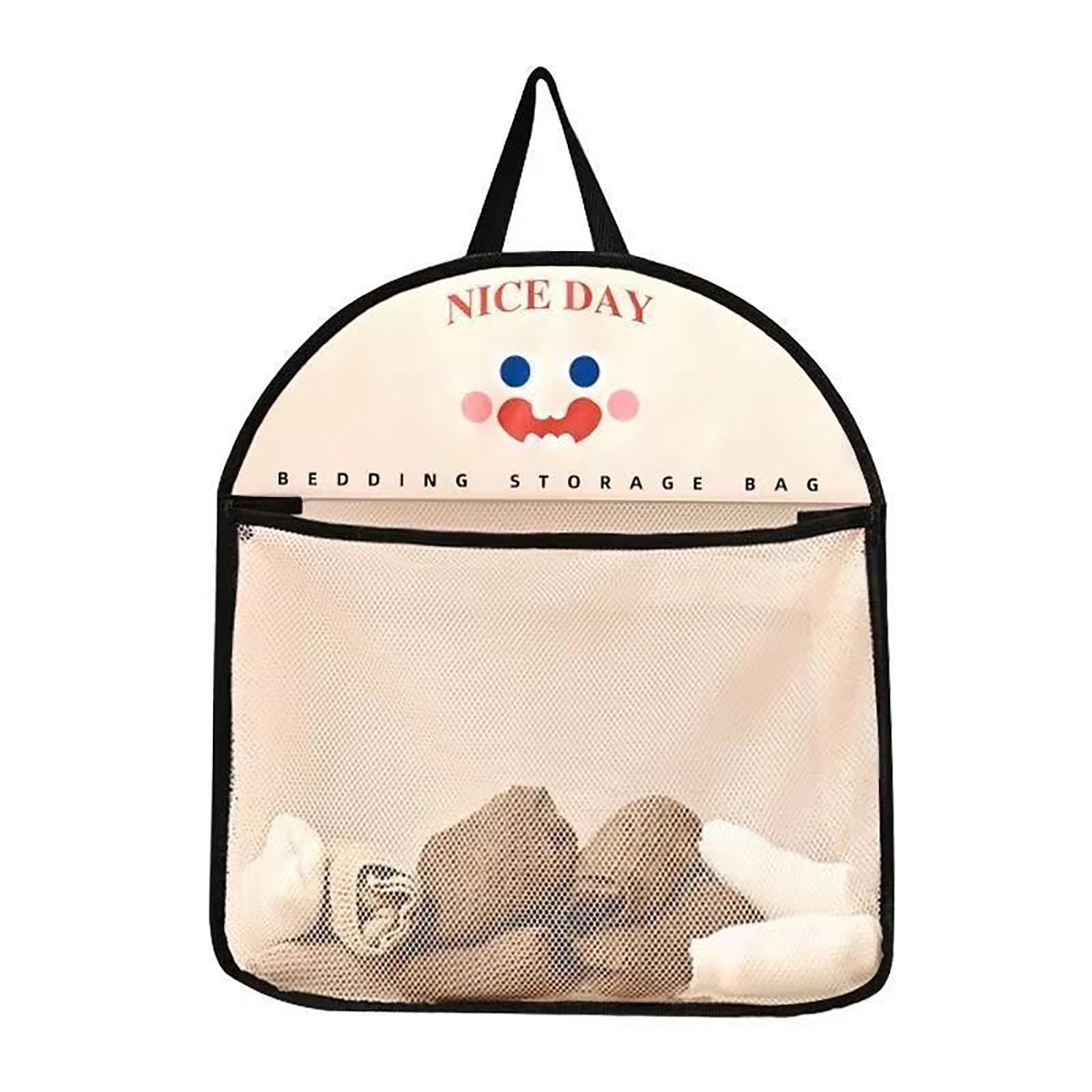 Tiuyii Underwear Storage Mesh Bag Hanging Socks Holder Wardrobe Organizer Space Saver Bag for Closet Bra Underwear Underpants Socks