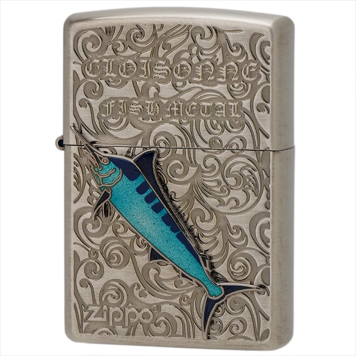 Amazon | ZIPPO(ジッポ) ライター 魚 ヴィンテージフィッシュ 本七宝 
