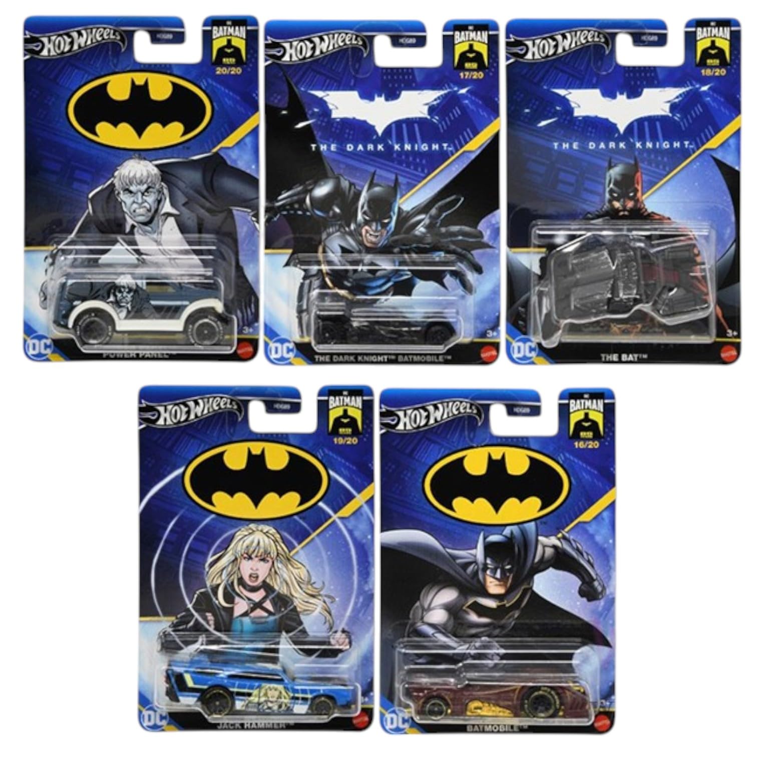 Amazon.com: Hot Wheels Batman Die-Cast Vehicle Collection, Set of