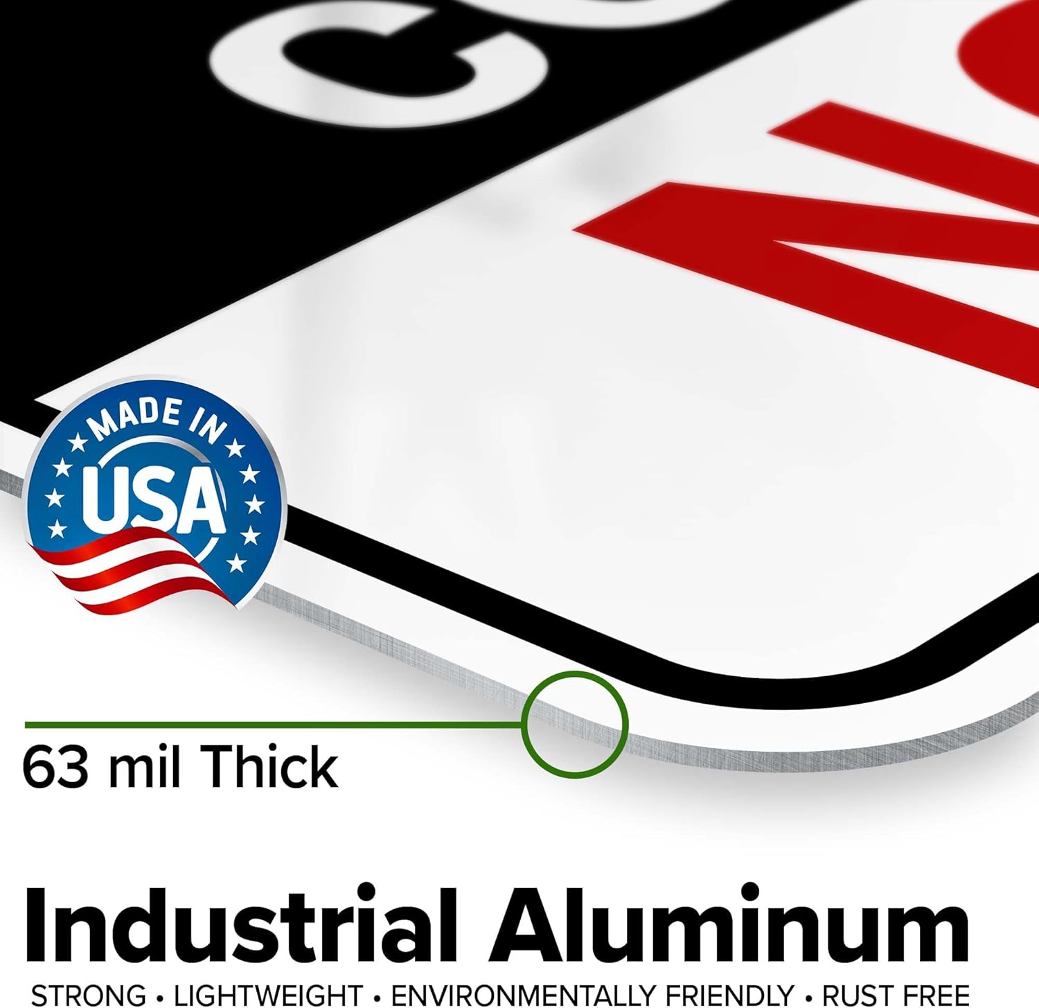 Private Trash Container No Outside Dumping Sign, 18x24 Inches, Rust Free .063 Aluminum, Fade Resistant, Made in USA by My Sign Center