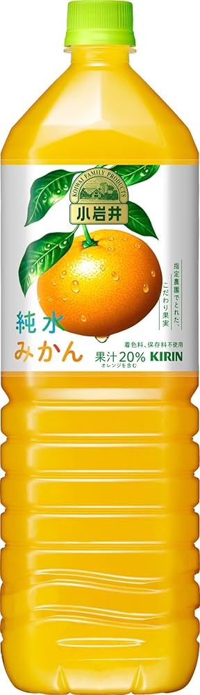 Amazon.co.jp: キリン 小岩井 純水みかん 1.5LPET×8本入 : 食品
