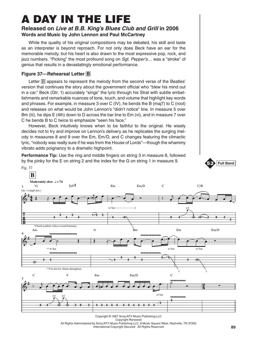 Jeff Beck - Guitar Signature Licks (Book/Online Audio)      Paperback – July 1, 2012