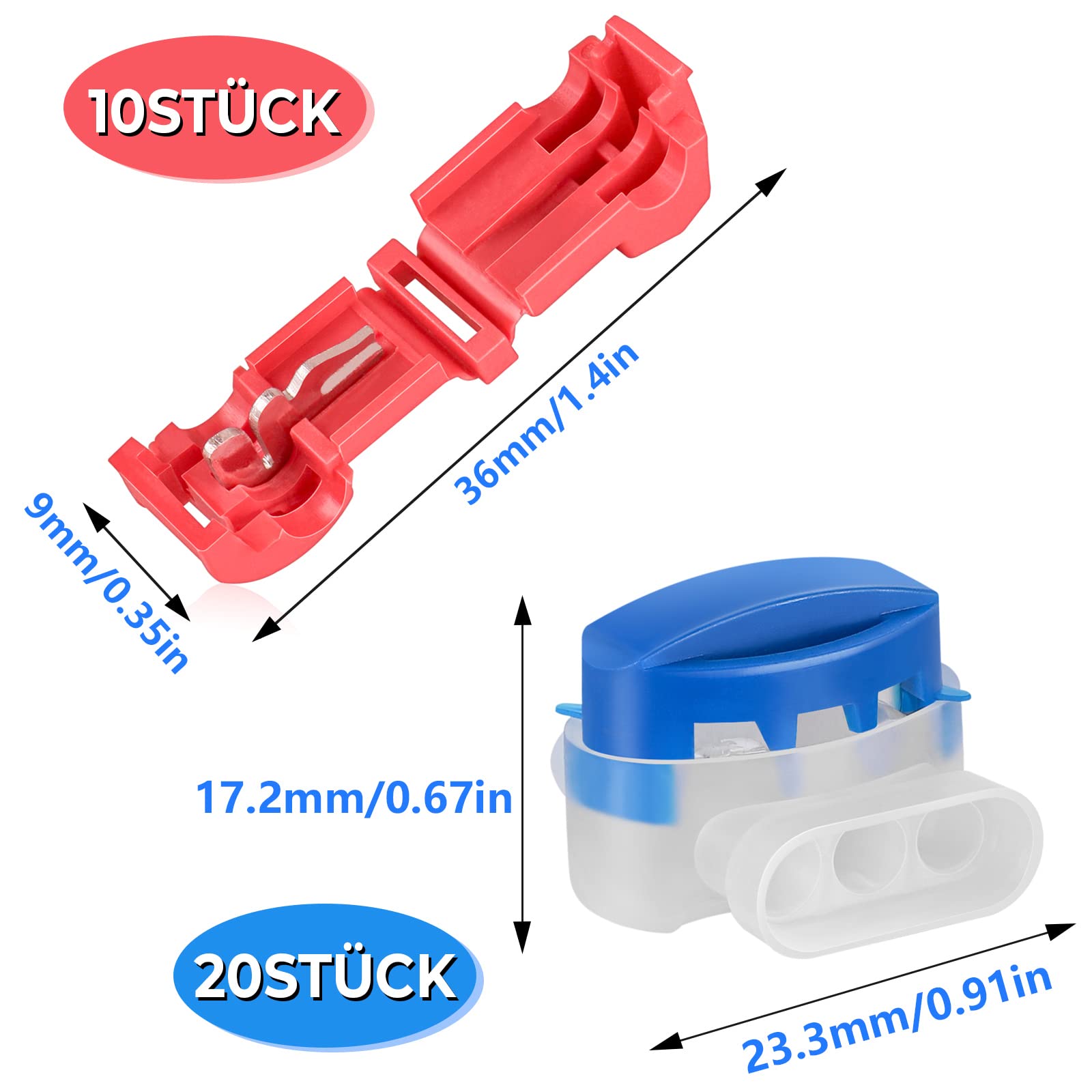 Connettori Cavo Per Robot Tagliaerba - 22 Pezzi Impermeabili, Con Ganci Da Terra