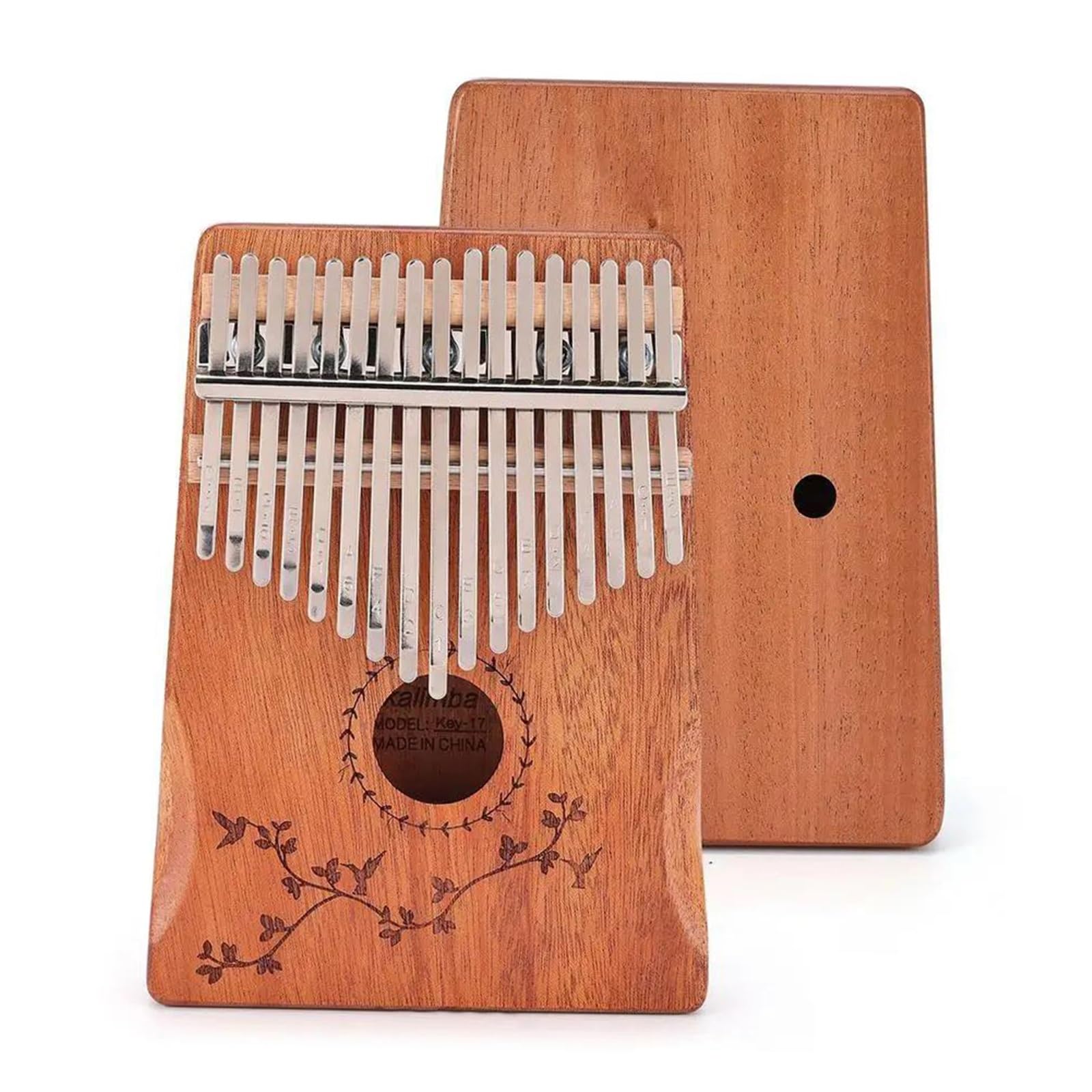 Kalimba 17-Tasten Mahagoni Daumenklavier Kalimba Fingerklavier Musikinstrument Für Performance-Aufnahmen Fingerklaviere