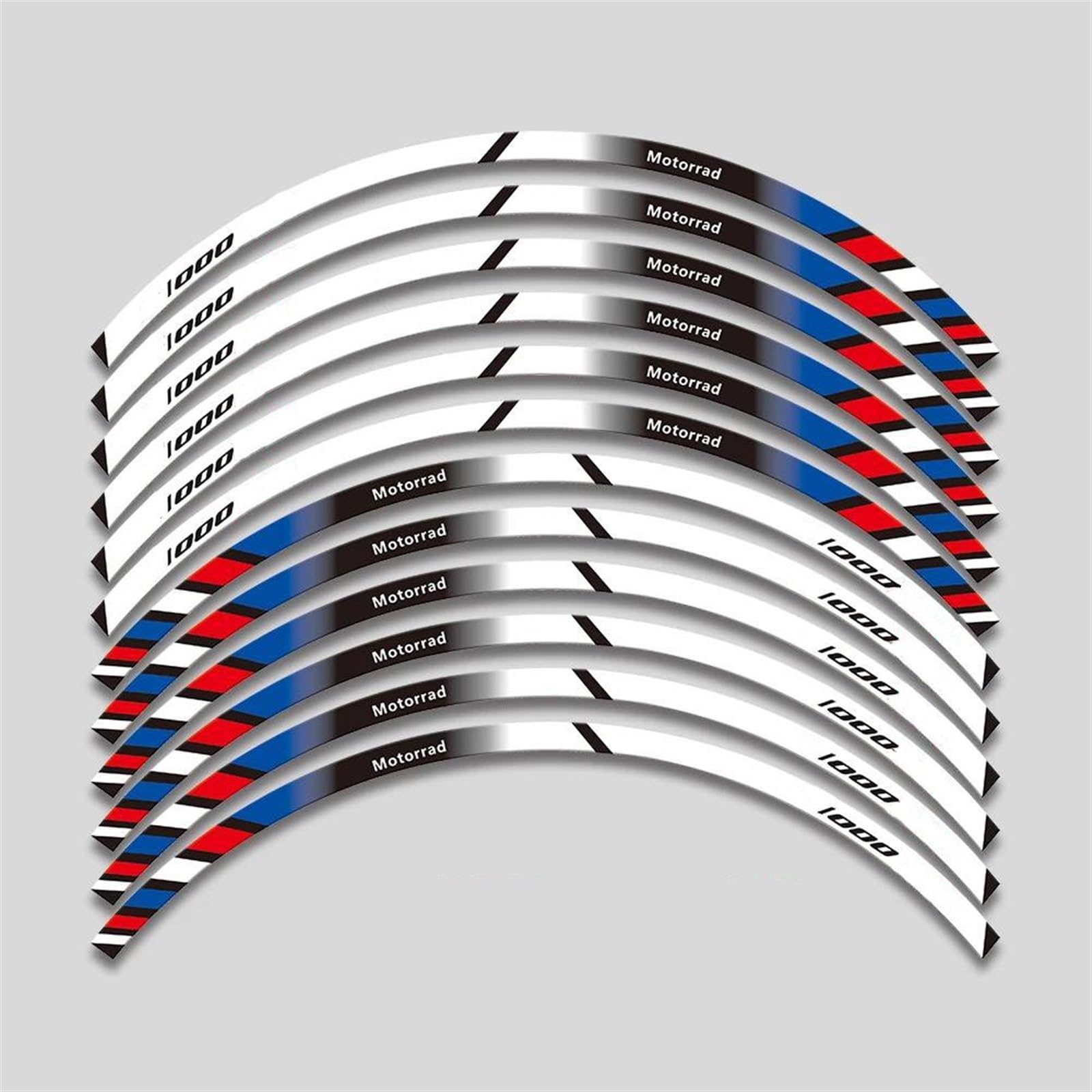 Motorcycle Rim Tire Sticker Wheel Inside Decal Reflective Decoration for BMW S1000XR S1000 XR S 1000XR S1000xr(Style 4)
