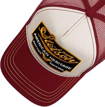 Stetson American Heritage Trucker Cap Men Breathable Mesh Snapback Summer Winter