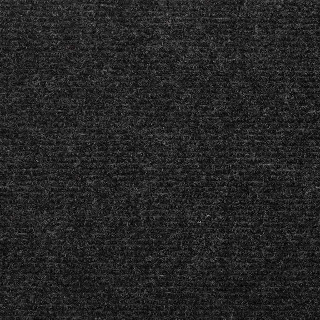 Générique Samoprzylepne maty na schody 30 szt. czarne 65x22,5x3,5 cm antypoślizgowe filcowe igłowane, dźwiękochłonne i nadające się do prania w pralce na schody