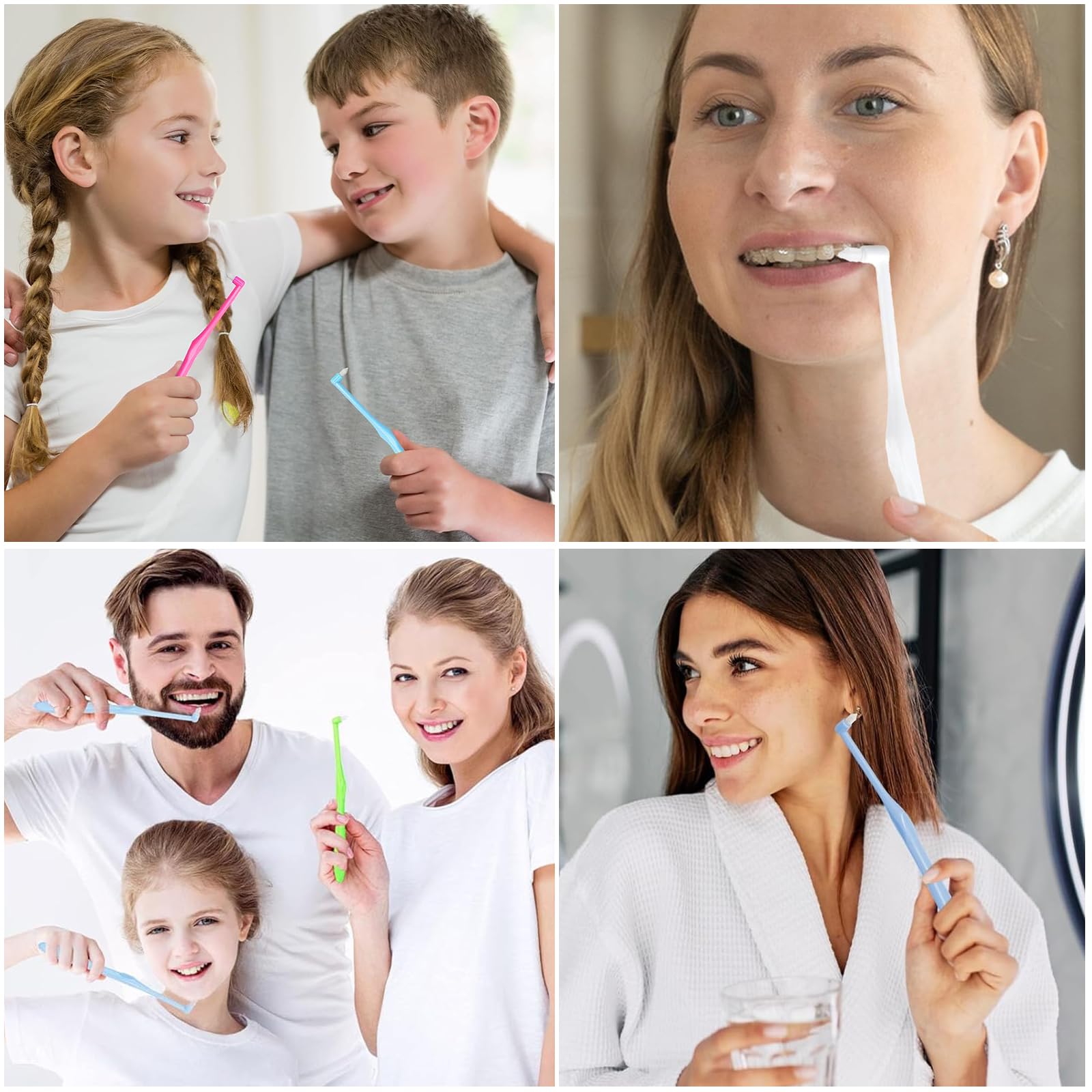 Sularpek 14 Pcs Interspace Toothbrushes, Wisdom Toothbrush, Single