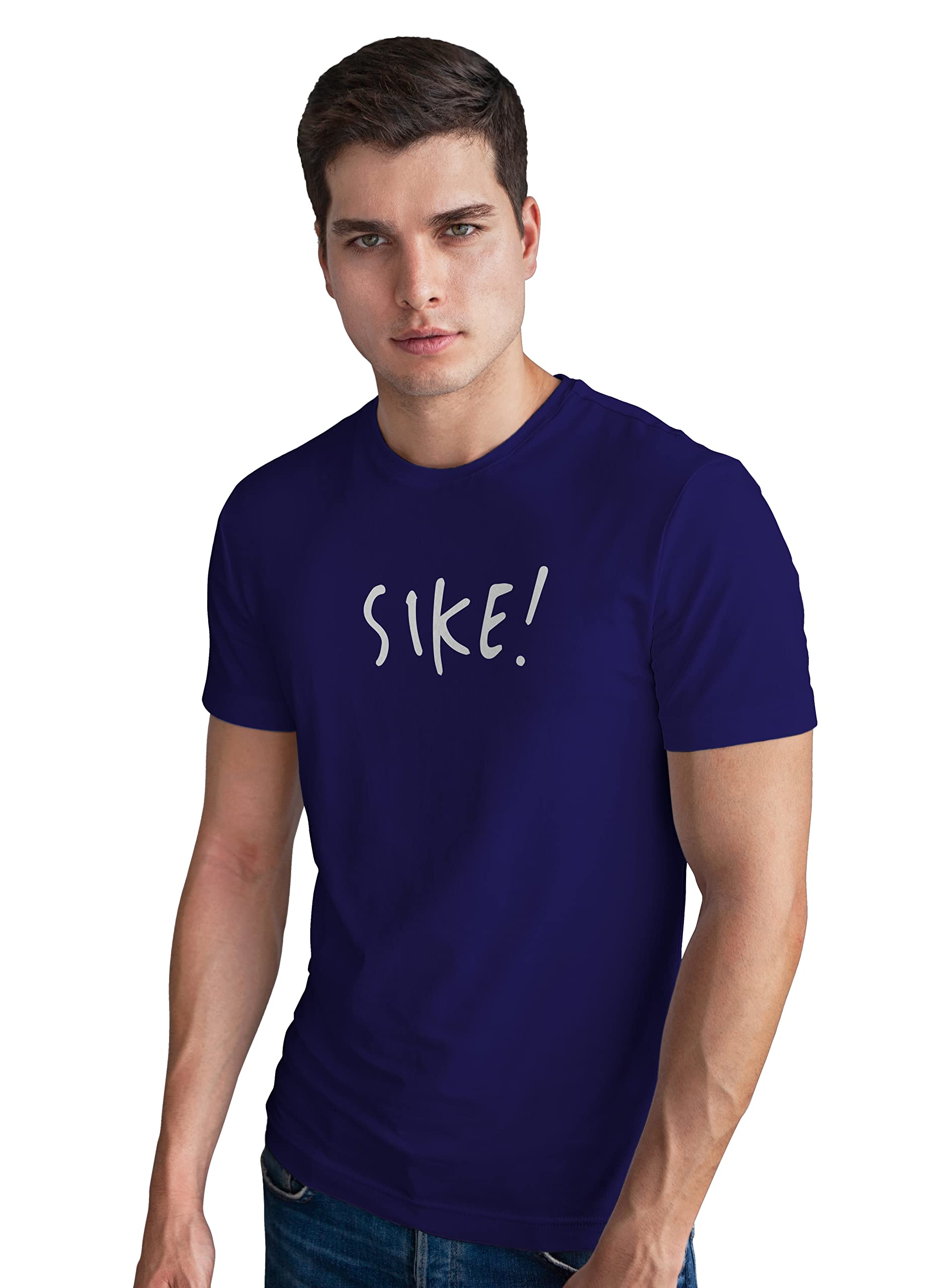 VoiletRMens Half Sleeve Sike dank Meme Merch Relax-Fit Cotton T-Shirt | Tshirts for Mens