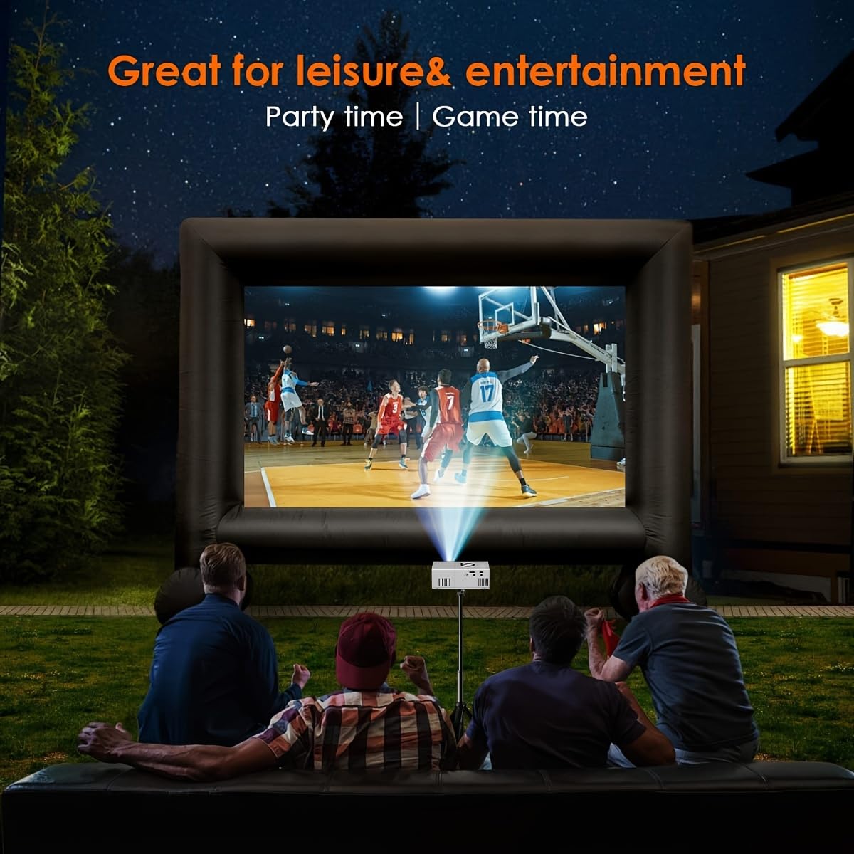 Proiettore portatile in miniatura nativo 240P, supporta 1080p, Home Theater Full HD, altoparlante integrato, compatibile con telefono/scrivania/computer/USB, adatto per esterni/ufficio/salotto