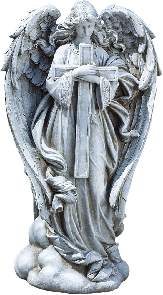 Amazon.com: Joseph's Studio by Roman 25.5-Inch Angel with Cross Amazon.com: Joseph's Studio by Roman 25.5-Inch Angel with Cross