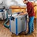 ROCKLER Steel Router Table Cabinet w/Router Dust Collection Box, Swivel Casters, Dual Dust Port & More - Steel Cabinet Holds Router Accessories, Bits, & More - Woodworking Tool Storage