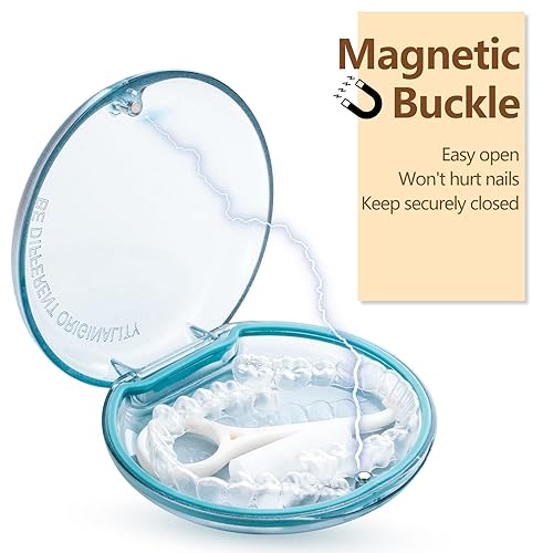 Miniatura 9 de Estuche de retención, funda de protección nocturna de dientes grande, funda de alineador delgado para adolescentes, adultos, funda portátil