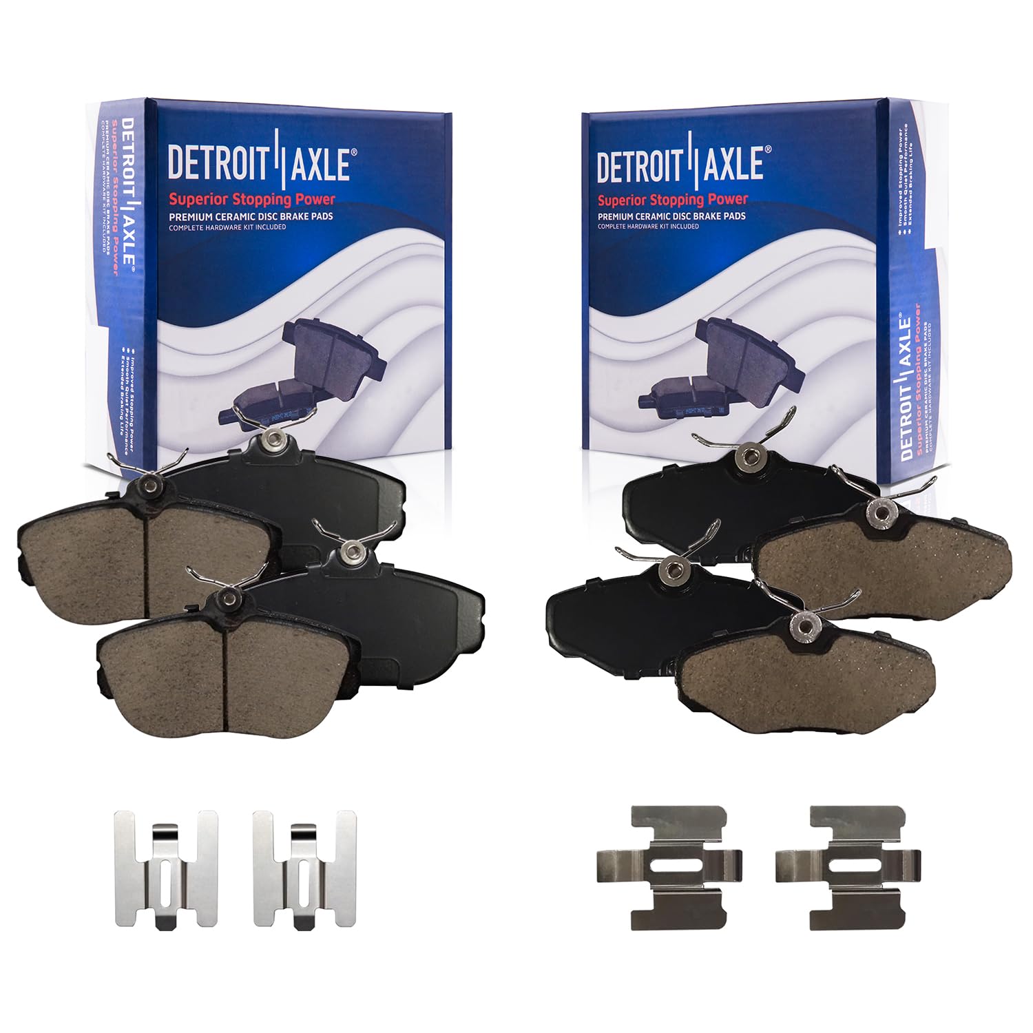Detroit Axle - Brake Pads for Ford Taurus 1994-2002, Mercury Sable