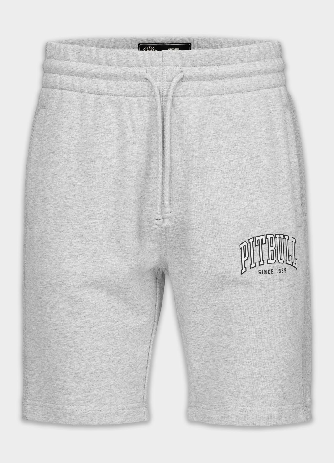 PITBULL - Pantalones Cortos Hombre Badger, Pantalones Cortos de Deporte de Algodón, Shorts Bolsillos con Cremallera, Shorts de Jogging, Pantalon Deportivos Regular Fit
