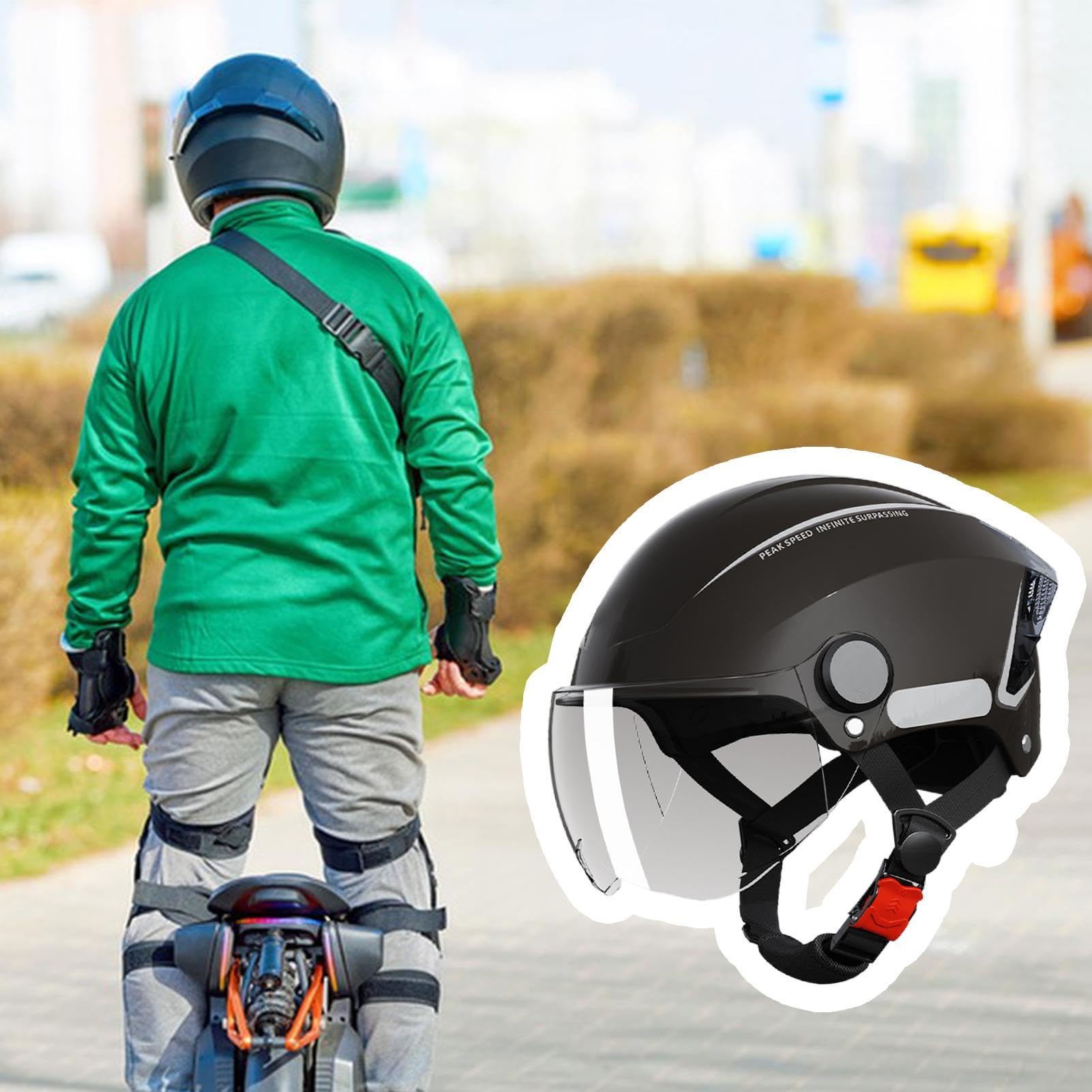 Casco de bicicleta para adultos, casco de monopatín - Casco de bicicleta ligero ajustable | Equipo protector para patinaje y patinaje para bicicleta de montaña Ciclismo Ciclismo Scooter eléctrico